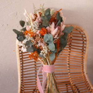 Ramo de Novia naranja "Sol de Pradera“