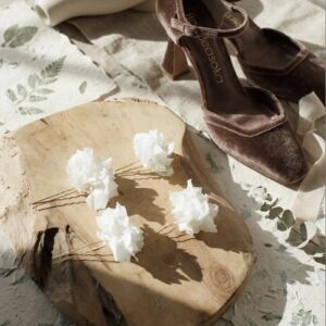 Horquillas Hortensia Blanca